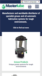 Mobile Screenshot of masterlubesystems.com